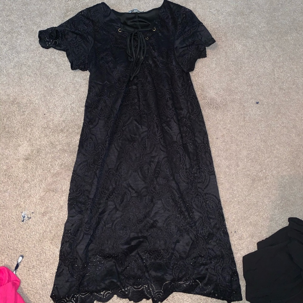 Cute black lace dress